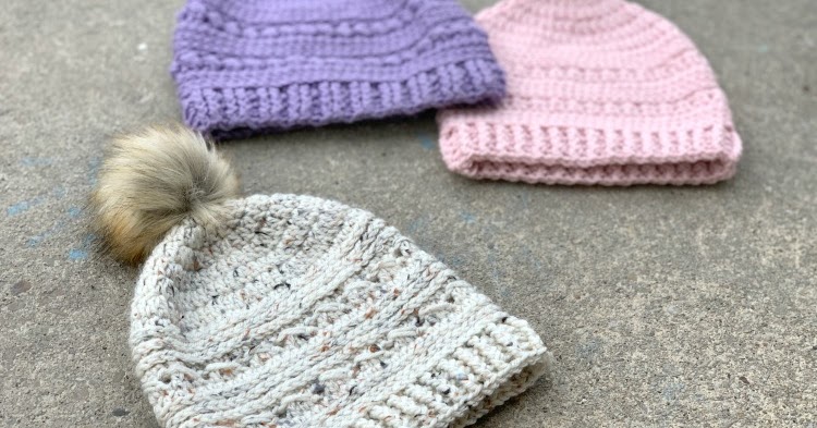 5 Little Monsters: Crossover Crochet Hat Pattern